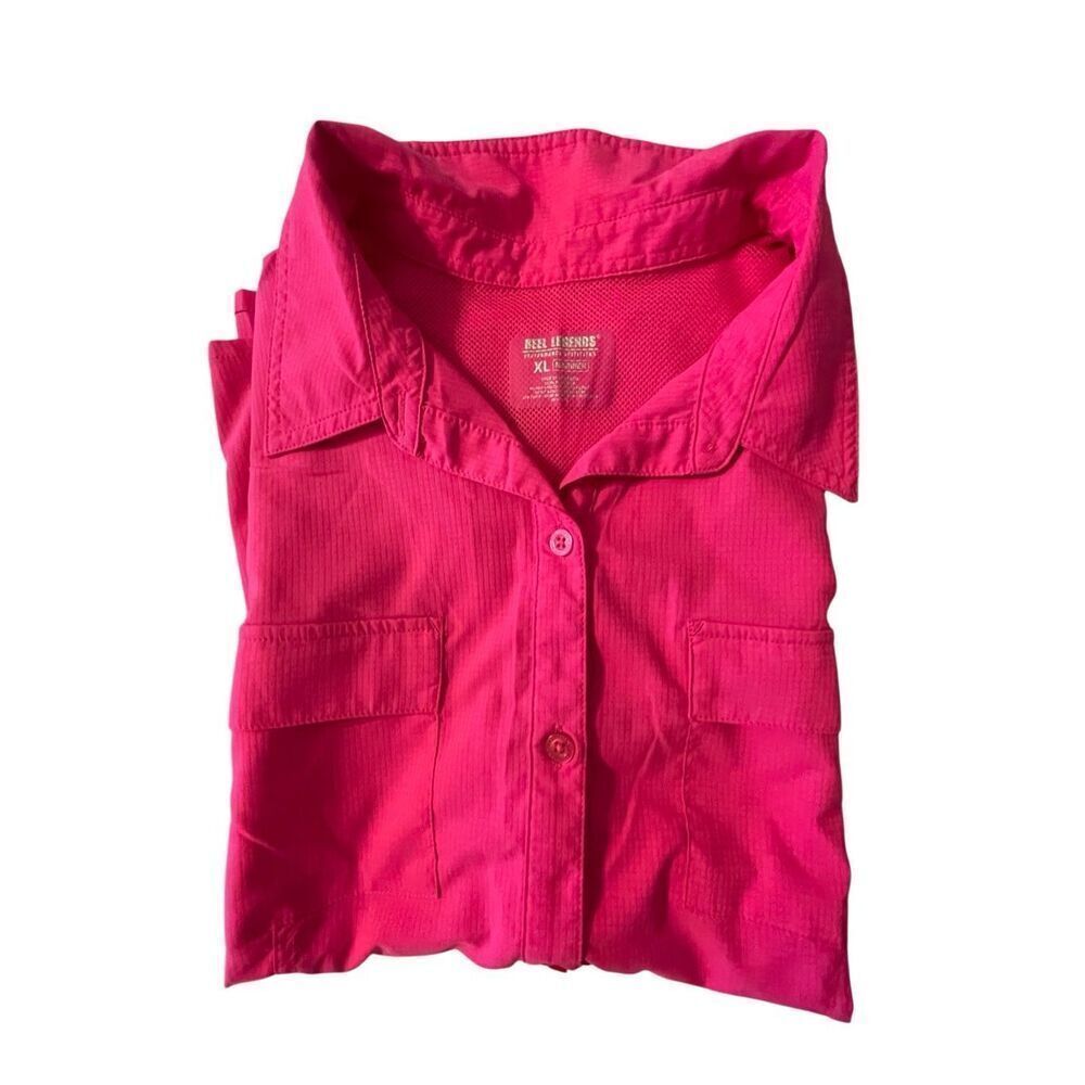Reel Legends 3 Pack Women’s Button Down Sleeveless Tops - Picture 4 of 15